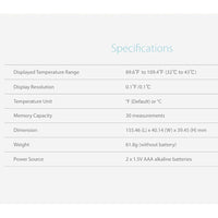 Fora Focus Temp Forehead Thermometer, 1 Ea