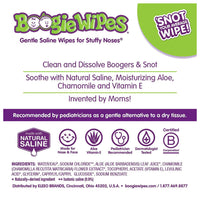 Boogie Baby Wipes For Gentle Saline Nose, 45 Ea