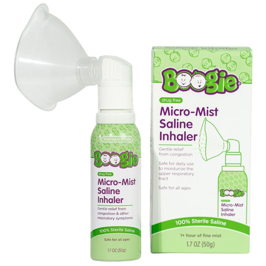 Boogie Micro Mist Saline Inhaler, 1.7 Oz
