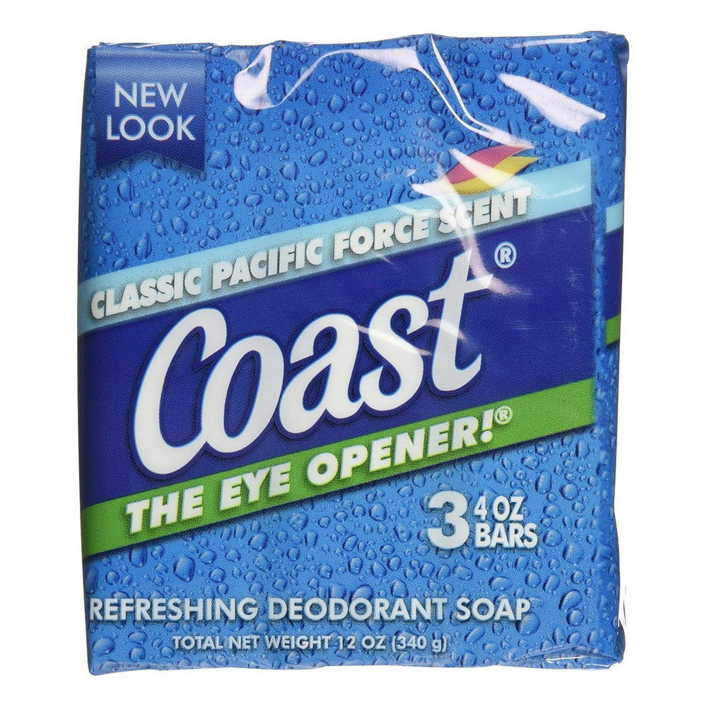 Coast Classic Facific Force Scent Refreshing Deodorant Soap 12Oz (340g)
