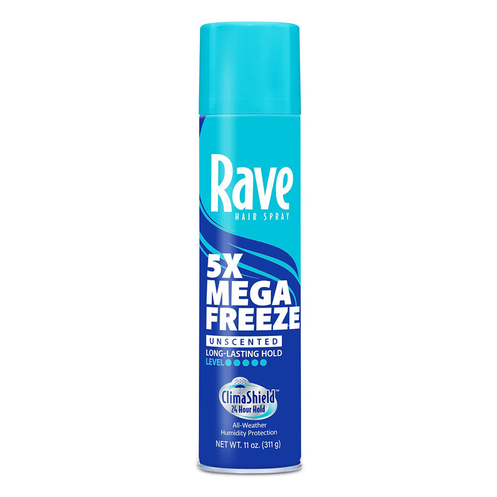 Rave 5X Hair Spray Freeze, Unscentd, 11 Oz