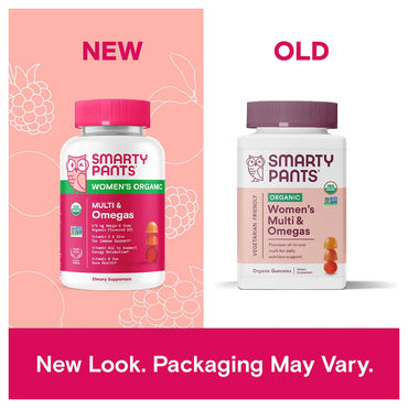 SmartyPants, Organic Womens Multivitamin & Omega Gummies, 120 Ea
