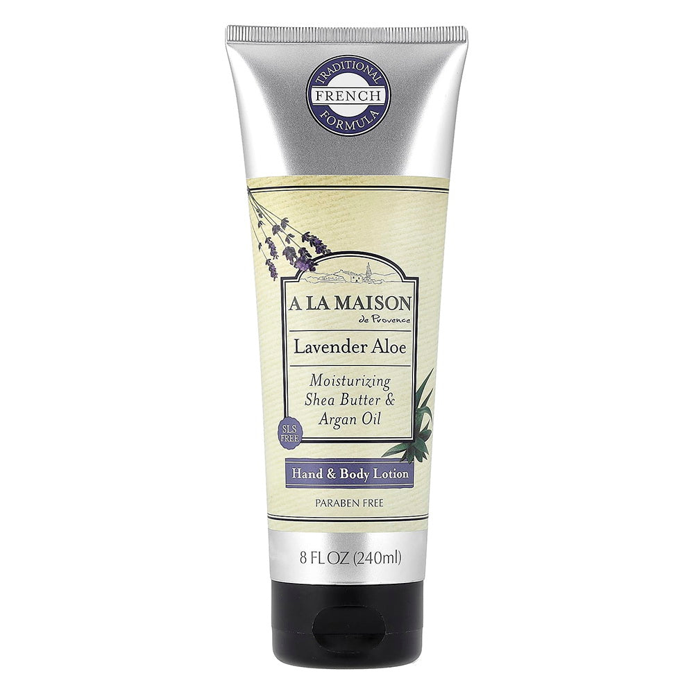 A La Maison Lavender Aloe Moisturizing Hand and Body Lotion 8Oz (240ml)