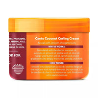 Cantu Shea Butter For Natural Hair Coconut Curling Cream, 12 Oz