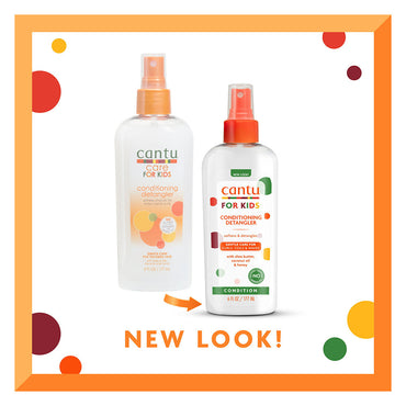 Cantu Care For Kids Conditioning Detangler With Shea Butter, Coconut and Honey, 6 oz
