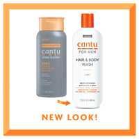 Cantu Mens Collection 3 in 1 Shampoo, Conditioner and Body Wash, 13.5 Oz