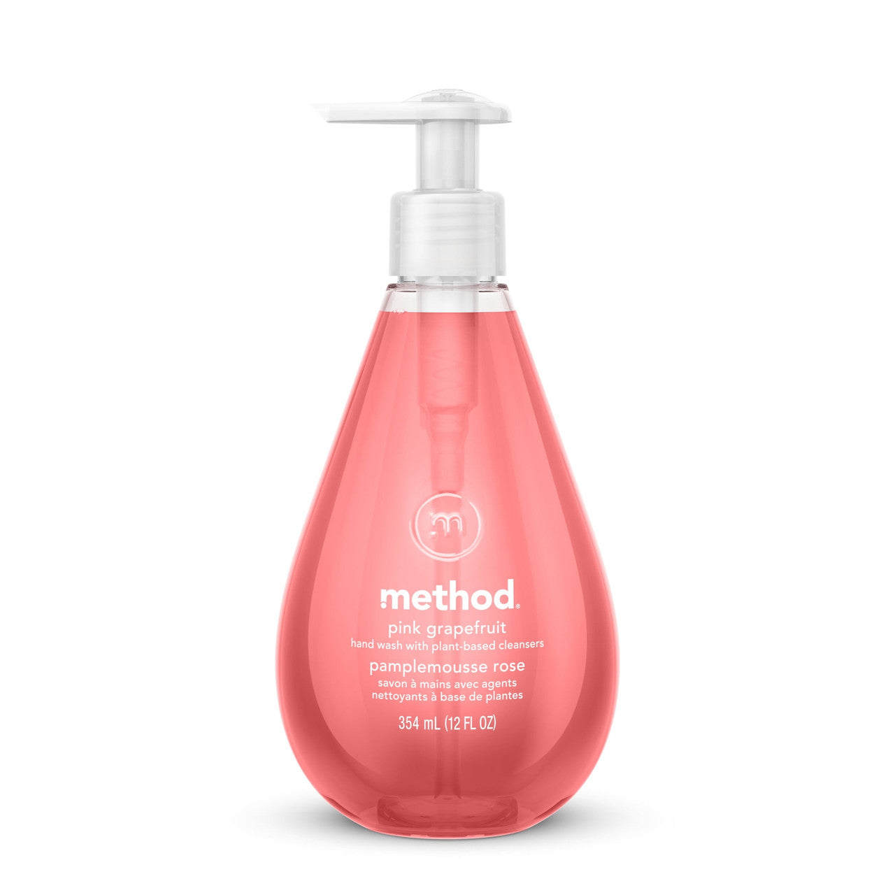 Method Pink Grapefruit Plant Based Hand Wash, 12 Oz