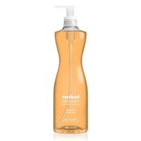 Method Liquid Dish Soap, Clementine, 18 Oz, 6 Ea