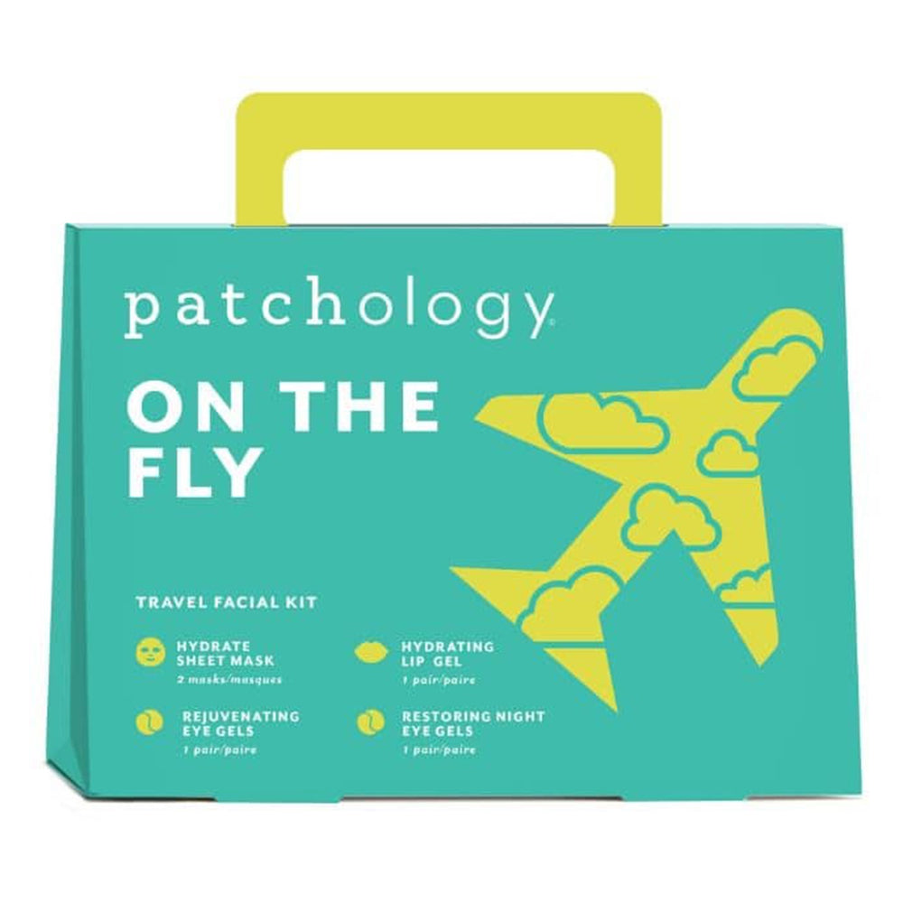 Patchology On the Fly Travel Facial Kit Support Hydrate FlashMasque Re ...