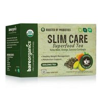 BareOrganics Slim Care Superfood and Probiotics Tea Cups, 12 Ea