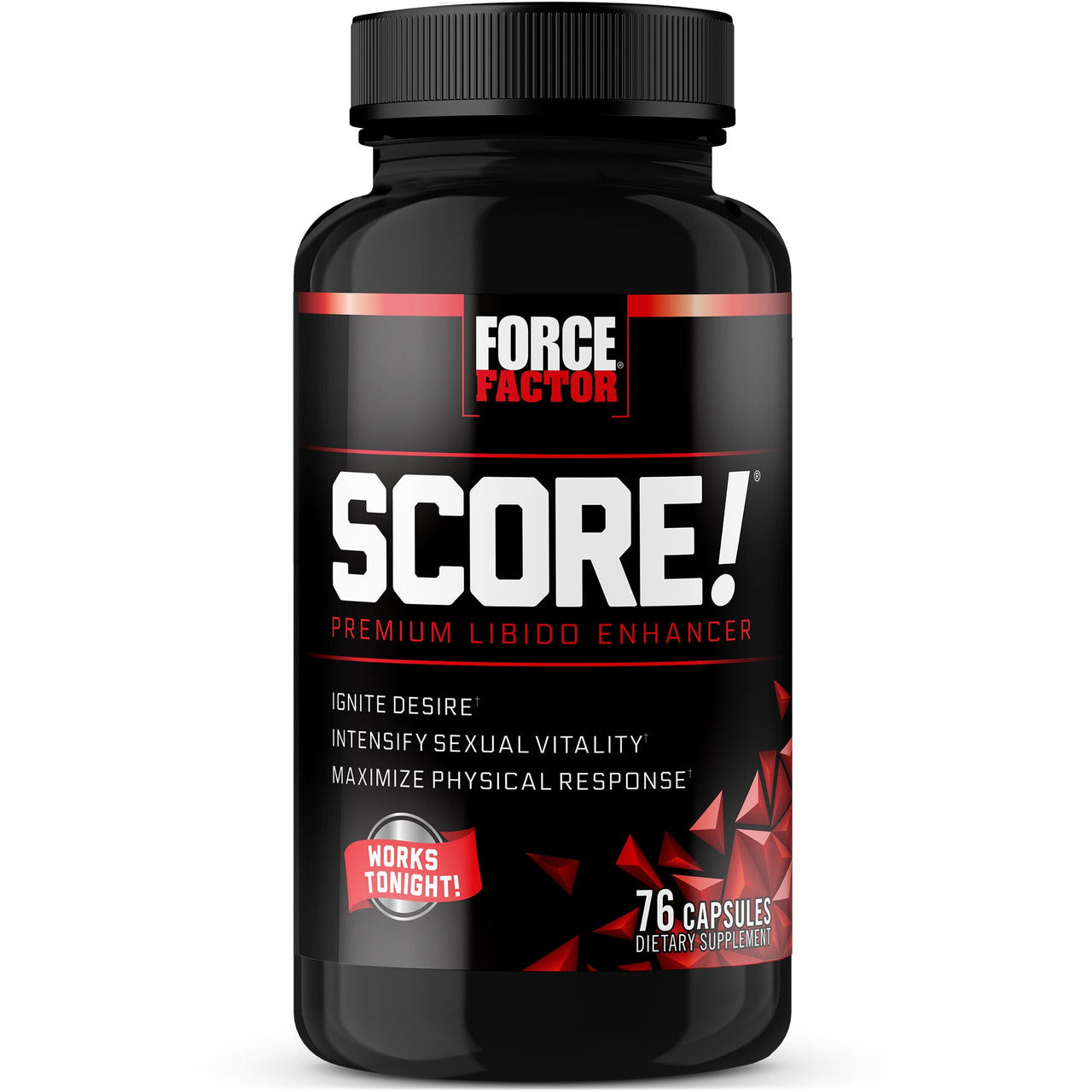 Force Factor Score Premium Libido Enhancer Capsules, 76 Ea