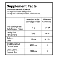 Prunelax Ciruelax Natural Laxative Regular Tea Bags, 10 Ea