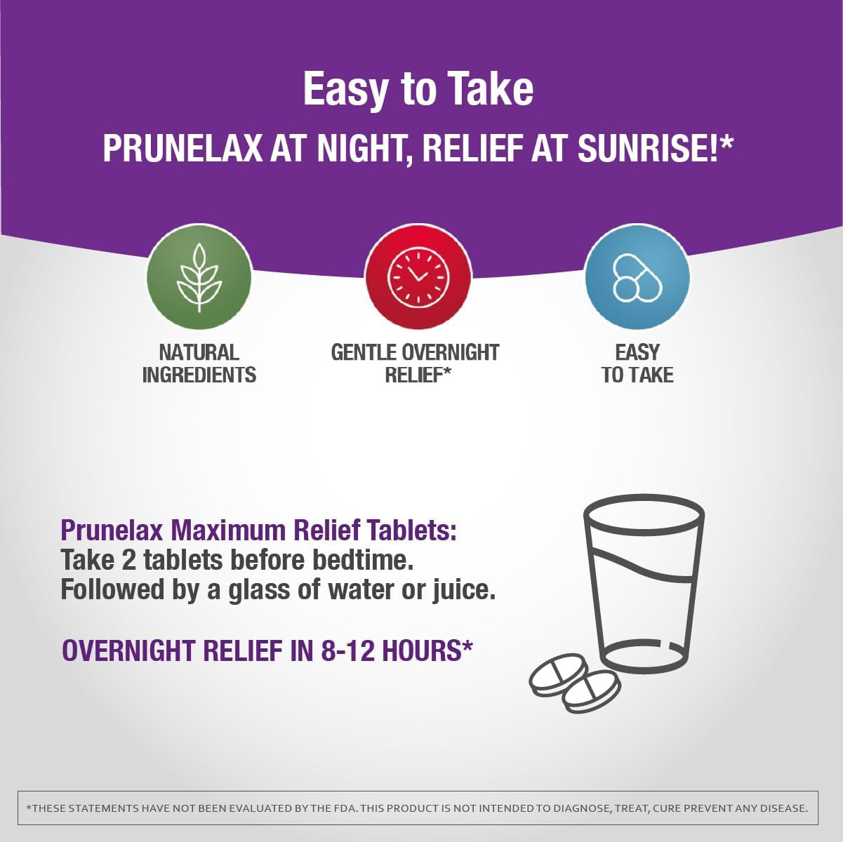 Prunelax Ciruelax Natural Laxative Maximum Relief Tablets, 100 Ea