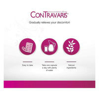 Contravaris Natural Supplement Ruscus Aculeatus 100Mg, Circulation And Vein Support Capsules, 60 Ea