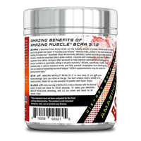 Amazing Nutrition Amazing Muscle BCAA 3-1-2 Helps To Improve Exercise Performance, Fruit Punch, 60 Ea