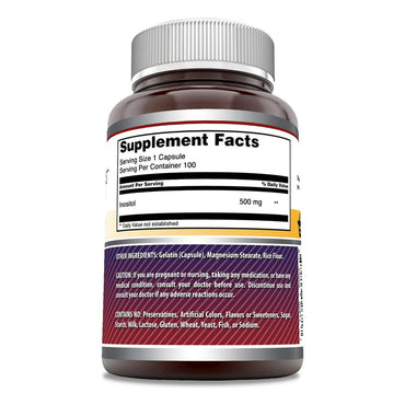 Amazing Nutrition Amazing Formulas Inositol Capsules 500 Mg, 100 Ea