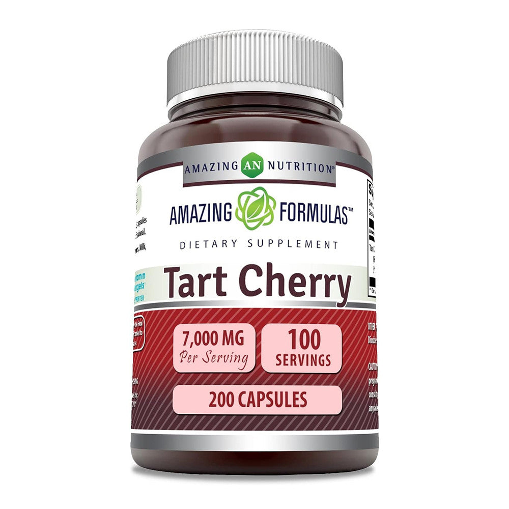 Amazing Nutrition Amazing Formulas Tart Cherry Extract 7000Mg Per Serving Capsules, 200 Ea