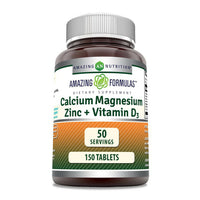 Amazing Nutrition Amazing Formulas Calcium Magnesium Zinc And Vitamin D3 Tablets, 150 Ea