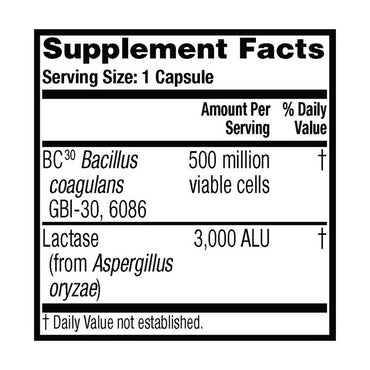 Schiff Digestive Advantage Daily Probiotics and Lactose Support Capsules, 32 Ea
