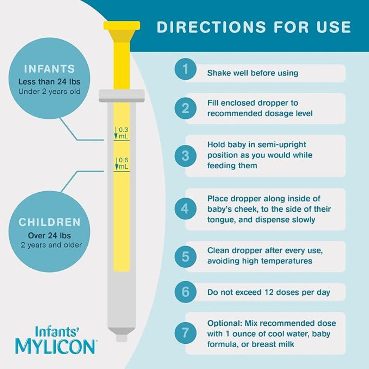 Mylicon Infants Drops Anti Gas Relief Original Formula For Babys, 1 Oz
