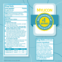 Mylicon Infants Drops Anti Gas Relief Dye Free Formula For Babys, 0.5 Oz