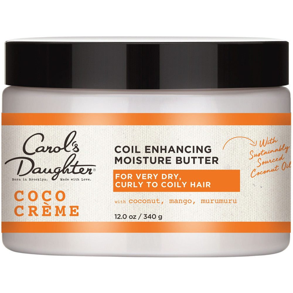 Carols Daughter Coco Creme Coil Enhancing Moisture Butter for Dry Hair, 12 Oz