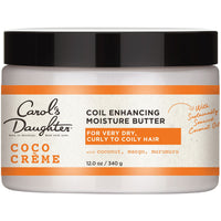 Carols Daughter Coco Creme Coil Enhancing Moisture Butter for Dry Hair, 12 Oz