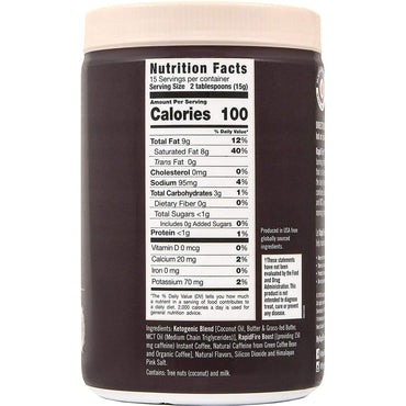 Rapid Fire Ketogenic Coffee Instant Coffee Mix, Original Blend, 7.9 Oz