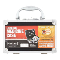 Vaultz Locking Medicine Case Safe And Secure Pill Organizer, 1 Ea