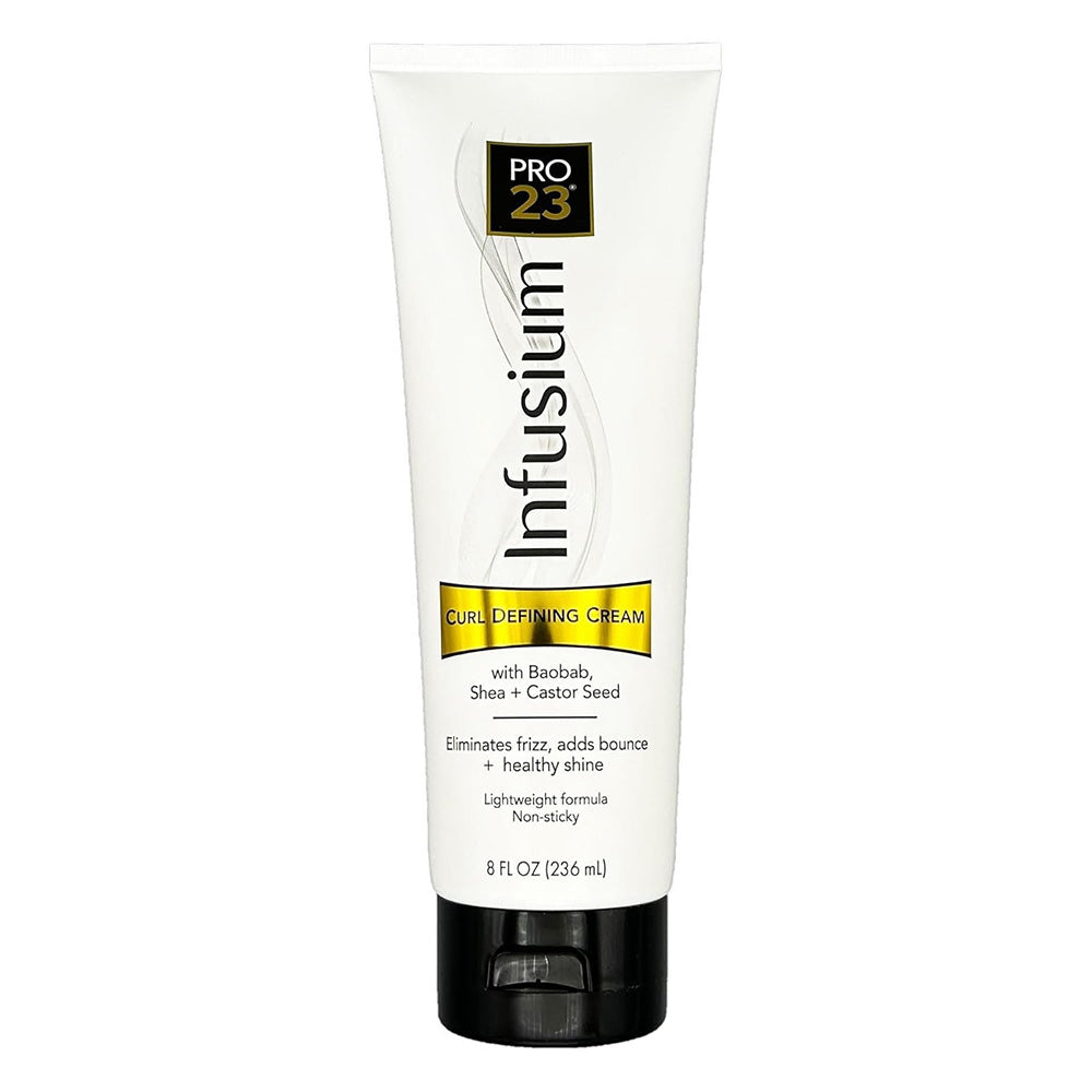 Infusium Pro 23 Curl Defining Hair Cream with Baobab Shea and Castor Seed 8Oz (236ml)