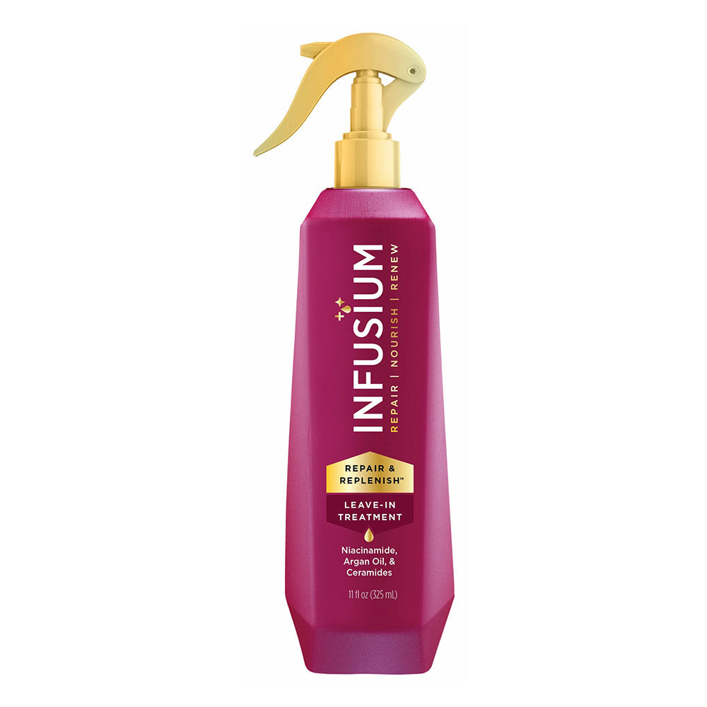 Infusium Original Leave In Treatment Spray for All Hair Types, with Avocado & Olive Oils, 13 Oz