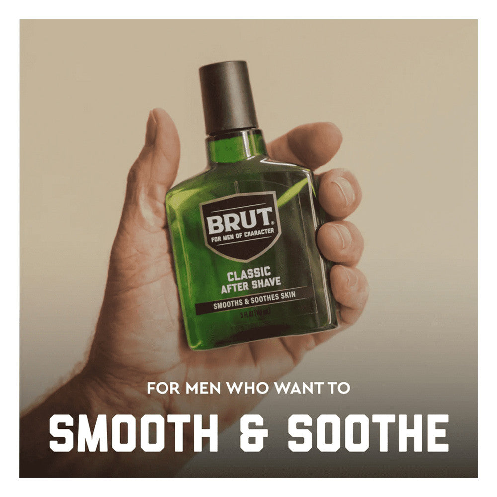 Brut Signature Scent After Shave with Aloe Vera, Classic Fragrance for Men, 5 Oz