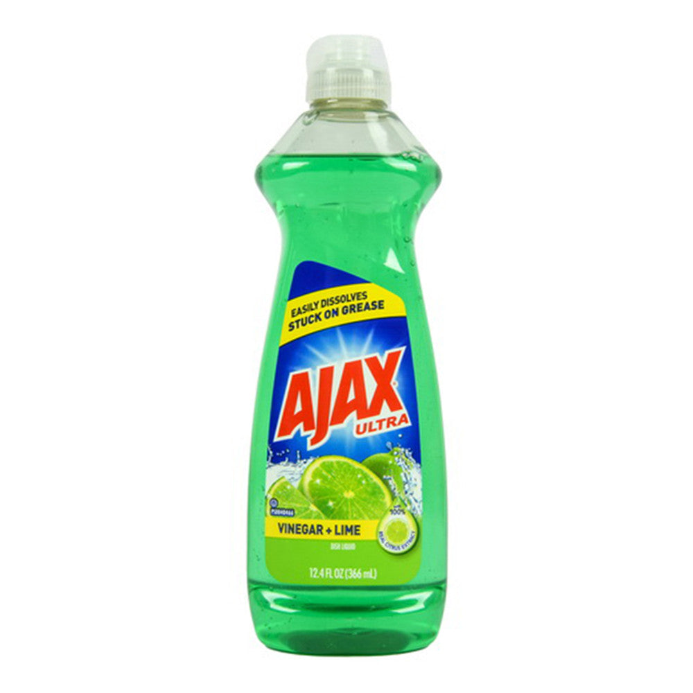 Ajax Dish Liquid, Vinegar Lime, 12.4 Oz