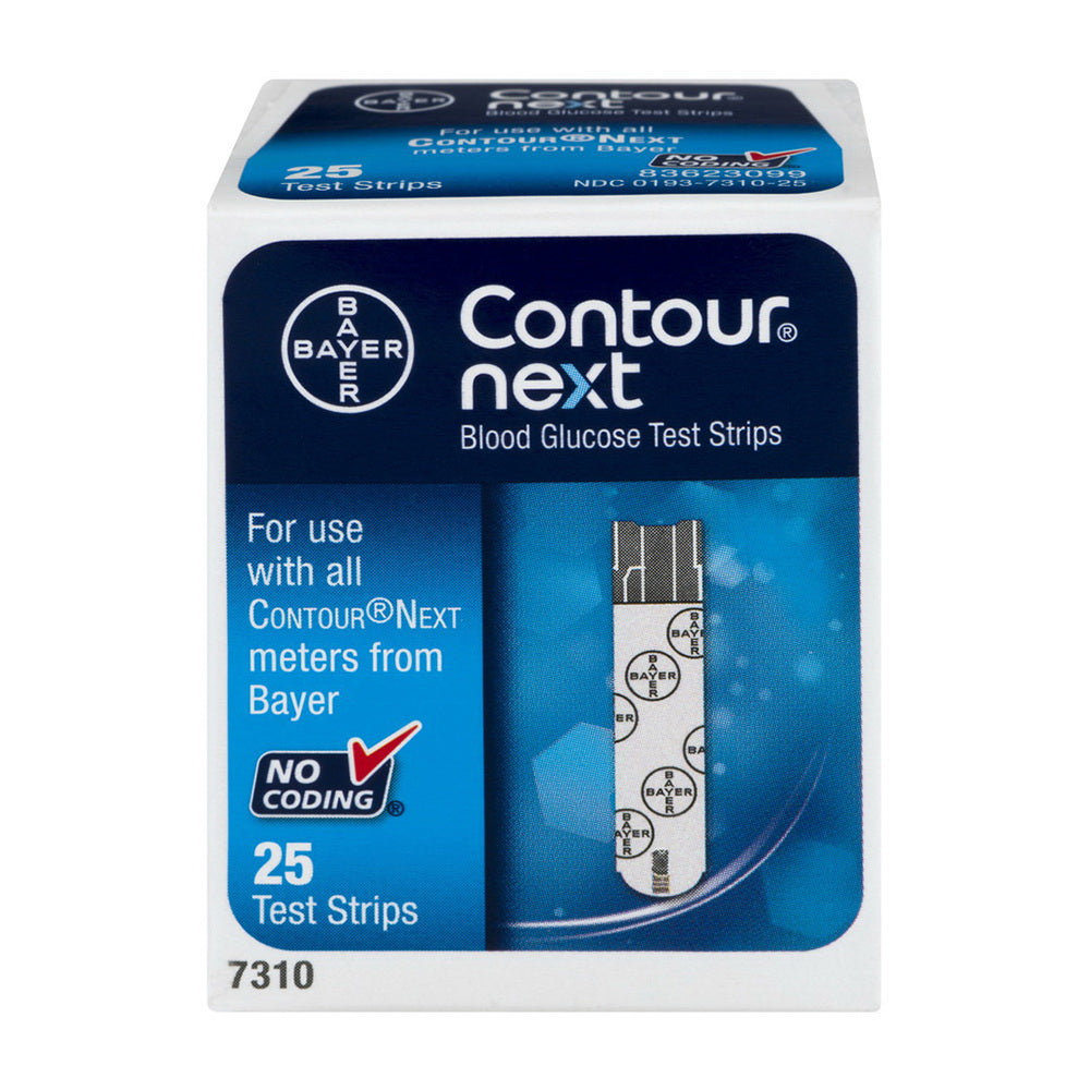 Contour Next Blood Glucose Test Strips 25Ea