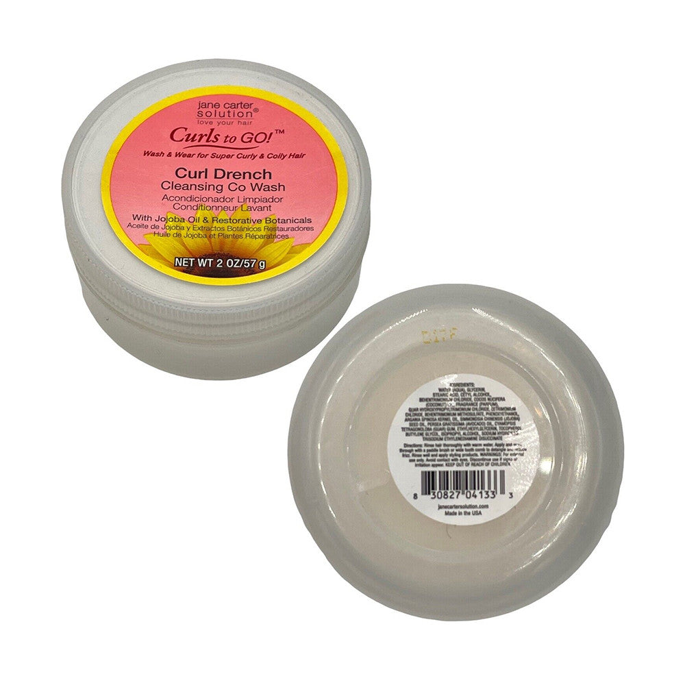 Jane Carter Solution Curls to Go Curl Drench Cleansing Co Wash, 2 Oz