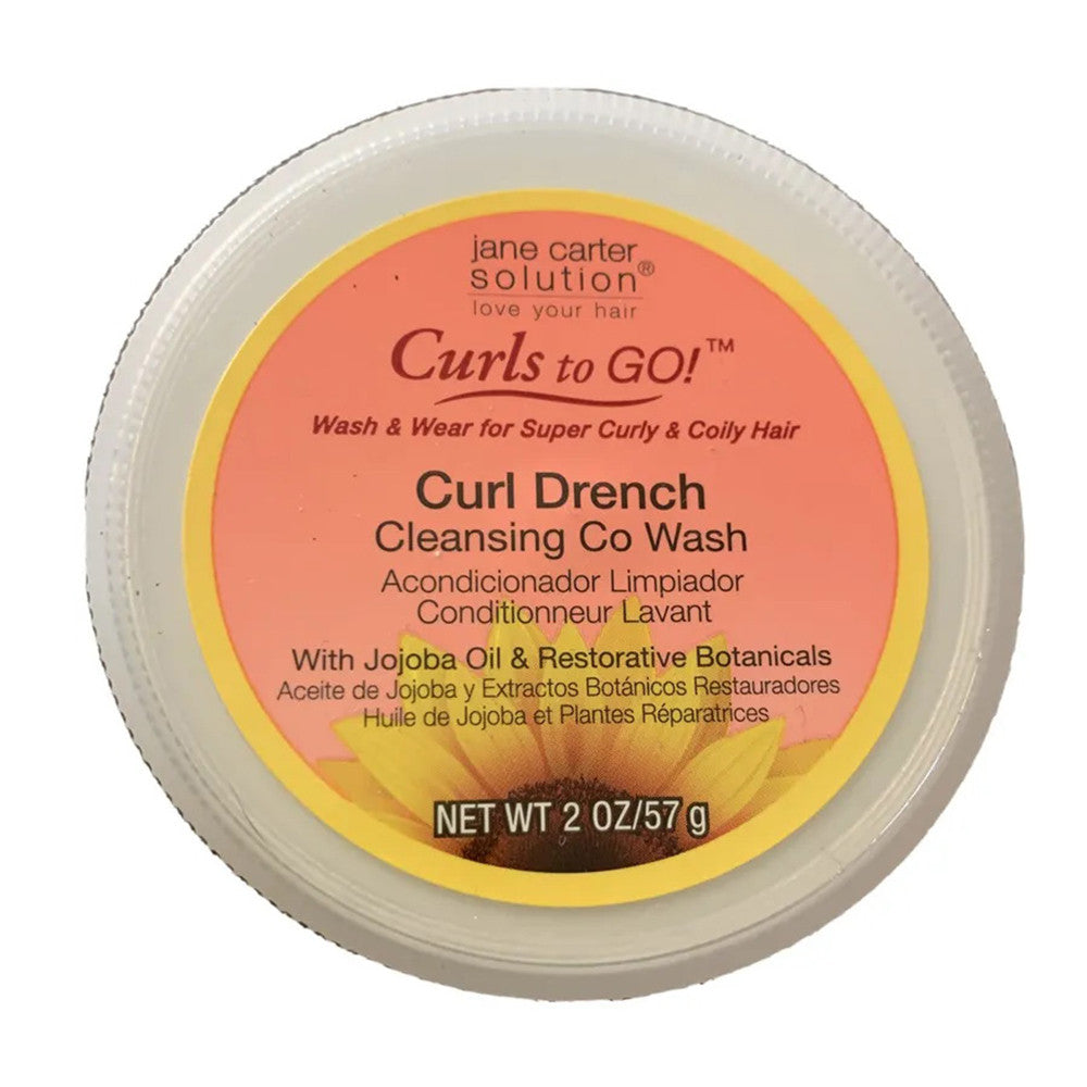 Jane Carter Solution Curls to Go Curl Drench Cleansing Co Wash, 2 Oz
