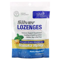 American Biotech Labs Silver Biotics Lozenges Manuka Honey, 21 Ea