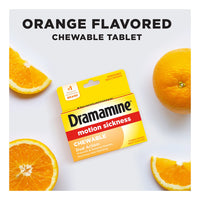 Dramamine Chewable Tablets For Motion Sickness Relief - 8 Ea