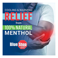 Blue Stop Max Relief Gel for Muscles and Joints Massage, 16 Oz