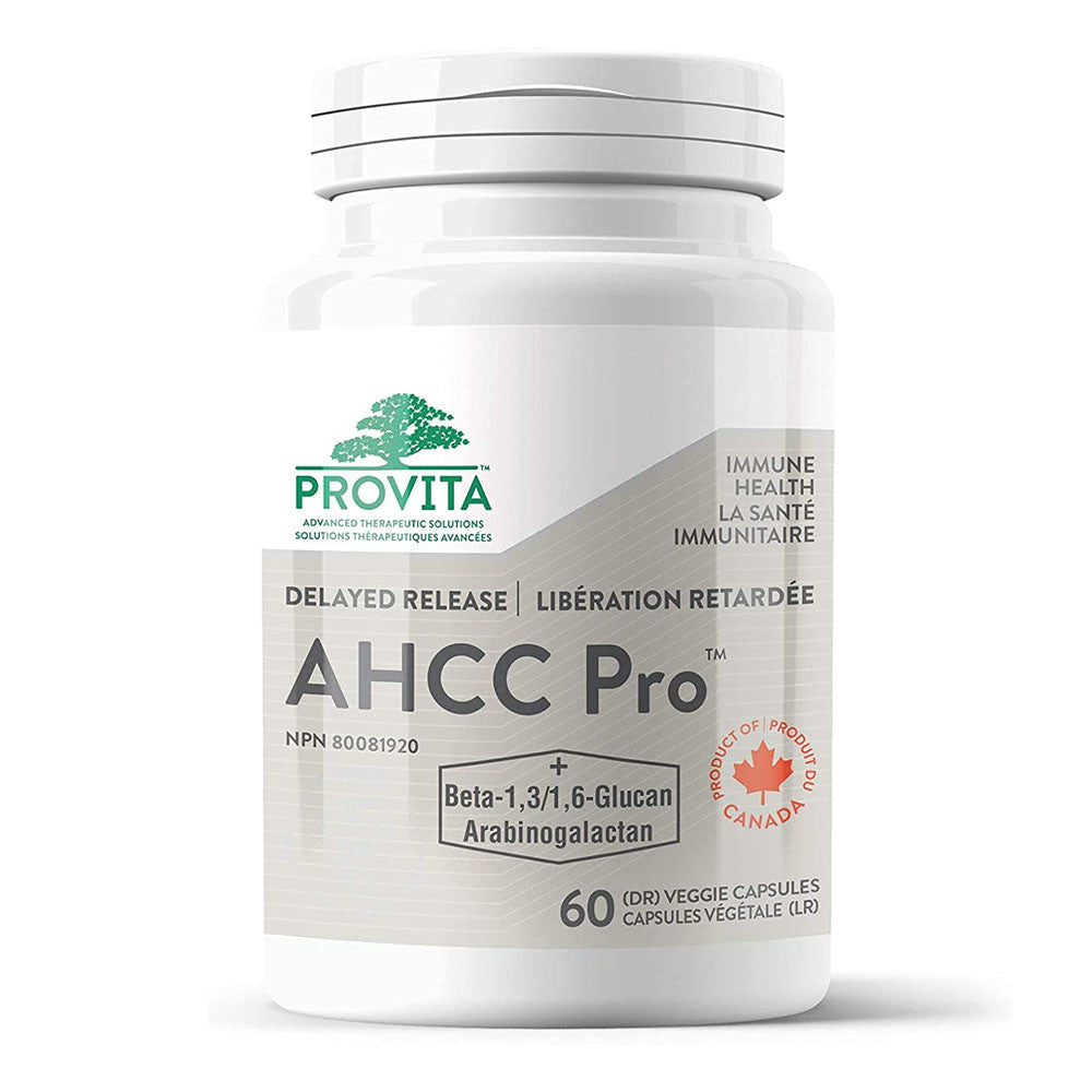 Provita Nutrition AHCC Pro 500mg Plus Beta Veggie Capsules, 60 Ea