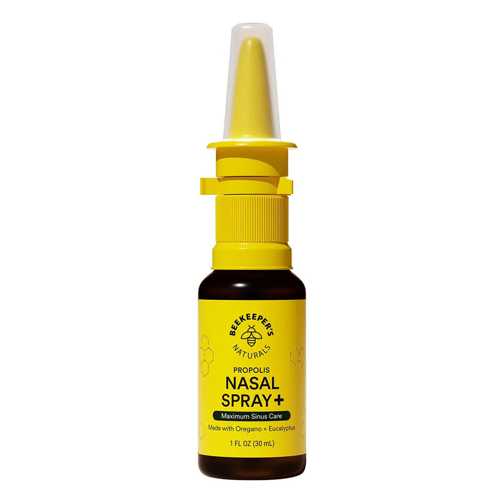 Beekeepers Naturals Propolis Nasal Spray Plus for Maximum Sinus, 1 Oz