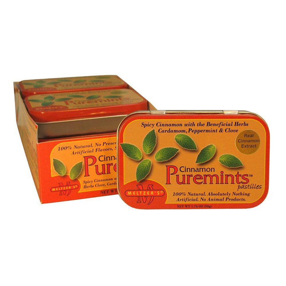 Meltzers Puremints Cinnamon, 12 Ea