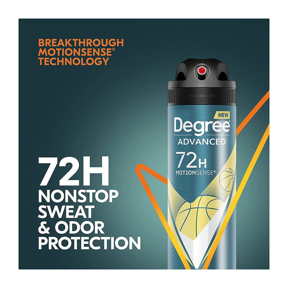 Degree Men Motion Sense Antiperspirant Dry Spray Sport Defense, 3.8 Oz