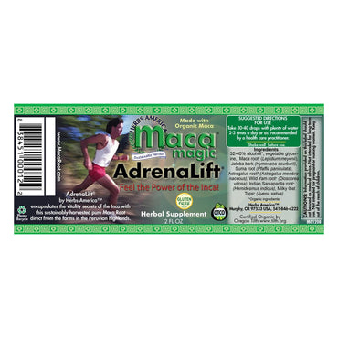 Maca Magic AdrenaLift Liquid Extract For Men, 2 Oz
