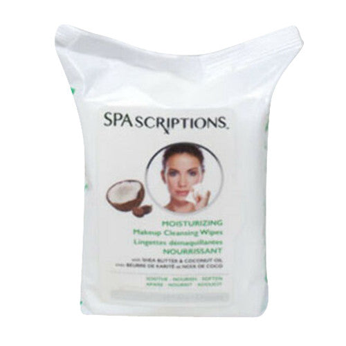 Spascriptions Makeup Removing Wipes, Moisturizing, 30 Ea