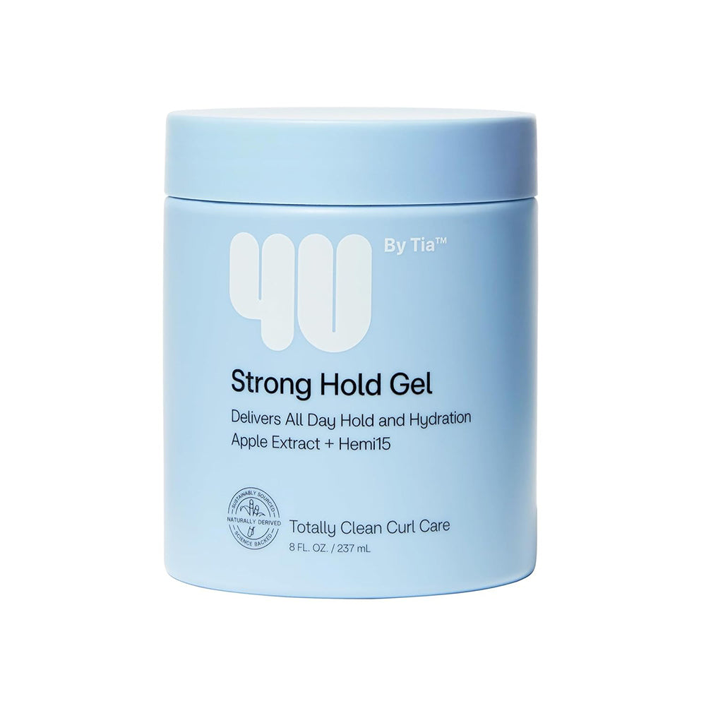 4U by Tia Strong Hold Styling Gel with Apple Extract and Hemi15 8Oz (237ml)