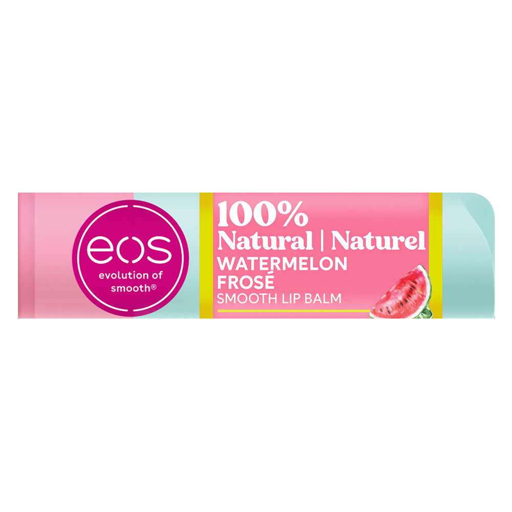 Eos 100 Percent Natural Smooth Lip Balm, Watermelon Frose and Lychee Martini, 0.14 Oz