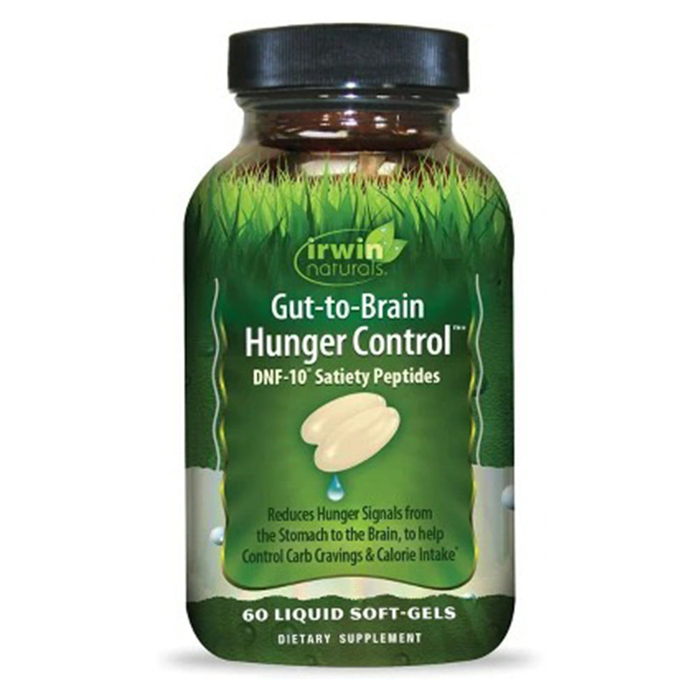 Irwin Naturals Gut to Brain Hunger Control Support Liquid Softgels 60Ea