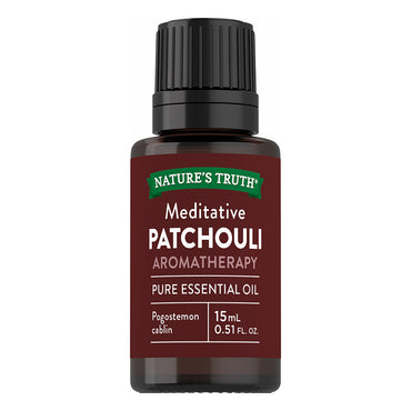 Natures Truth Aromatherapy 100% Pure Patchouli Dark Essential Oil, 0.51 Oz