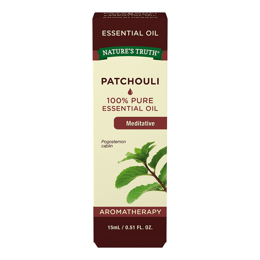 Natures Truth Aromatherapy 100% Pure Patchouli Dark Essential Oil, 0.51 Oz